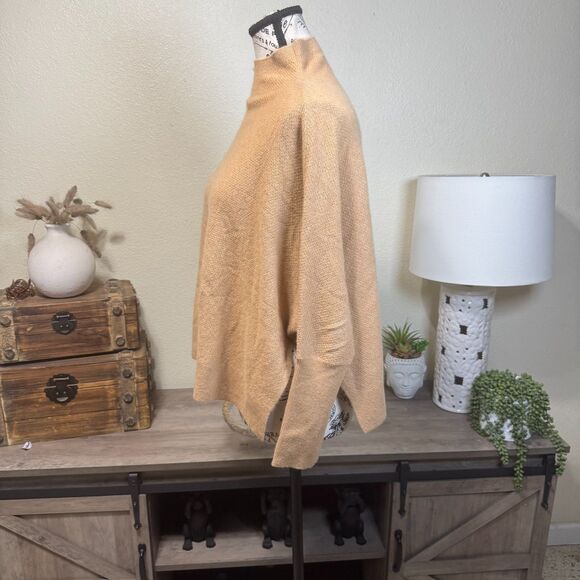 Anthropologie Maeve The Shea Oversized Boxy Cashmere Sweater  Sz PS Quiet Luxury - Picture 5 of 9